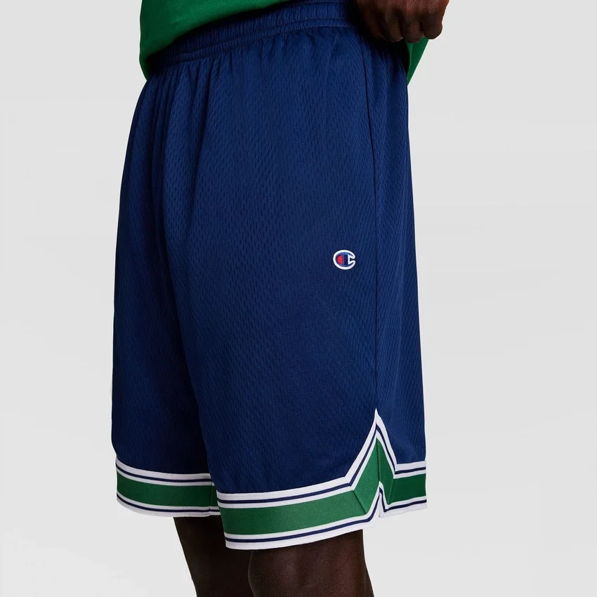 10" Gridiron Çift Taraflı Şort, Script Logo