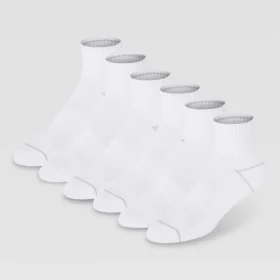 6'lı Paket Kadın Yastıklı Çeyrek Çorap