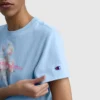 Blurred Roses Grafik Tişört, C Logo