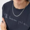 Klasik Grafikli Tişört, Tonlu Script Logo