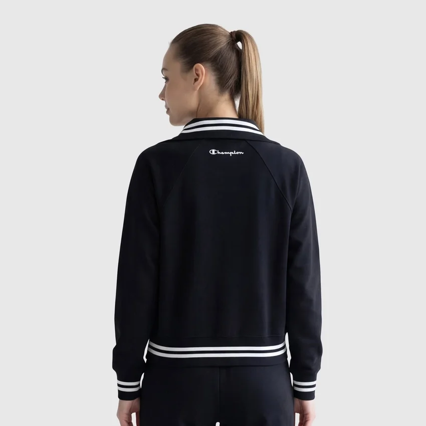 Pitcher Tam Fermuarlı Mockneck Üst, C Logo
