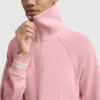 Pitcher Tam Fermuarlı Mockneck Üst, C Logo