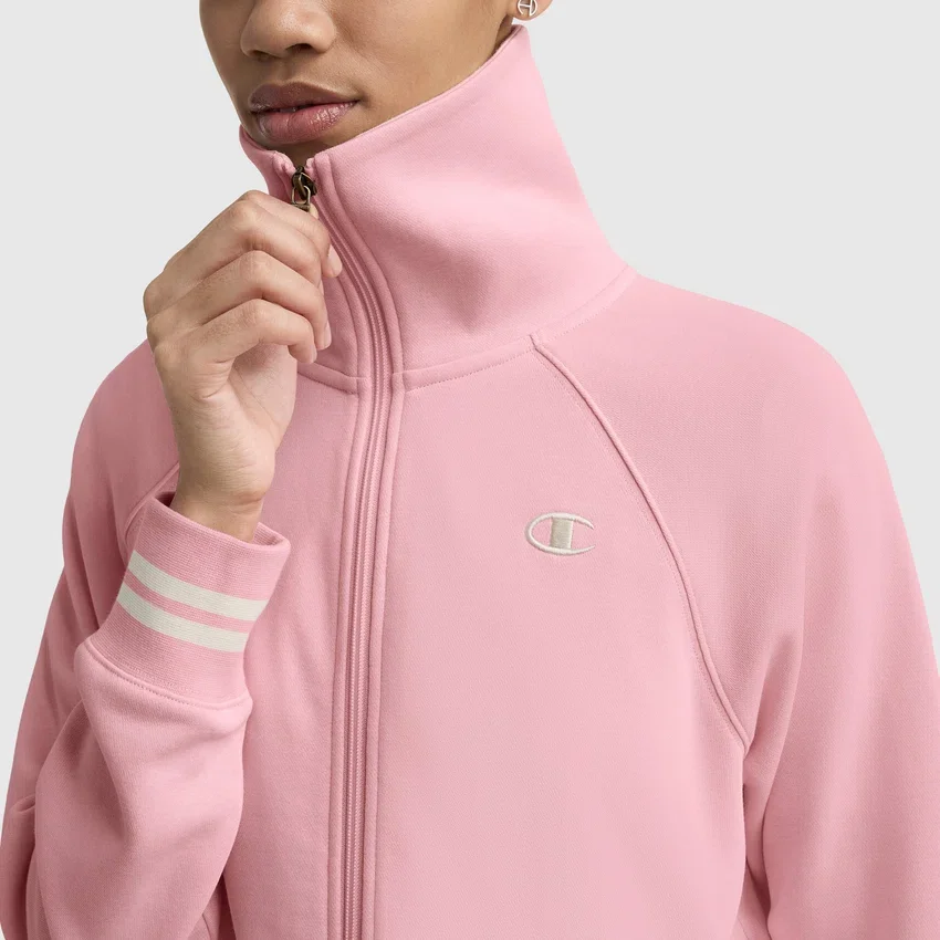Pitcher Tam Fermuarlı Mockneck Üst, C Logo