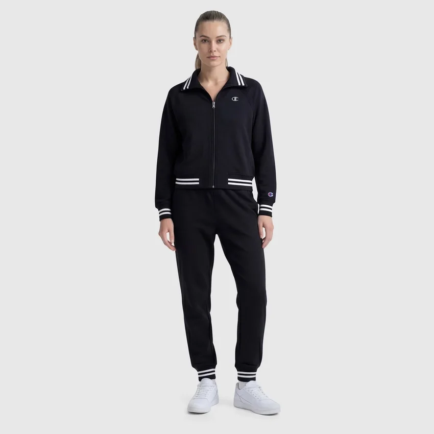 Pitcher Tam Fermuarlı Mockneck Üst, C Logo