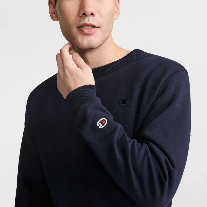Powerblend Bisiklet Yaka Sweatshirt, C Logo