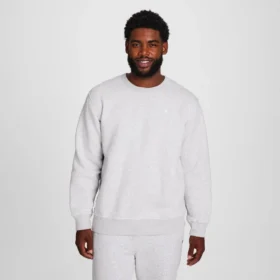 Powerblend Bisiklet Yaka Sweatshirt, C Logo - Büyük ve Uzun Boy