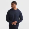 Powerblend Bisiklet Yaka Sweatshirt, C Logo - Büyük ve Uzun Boy