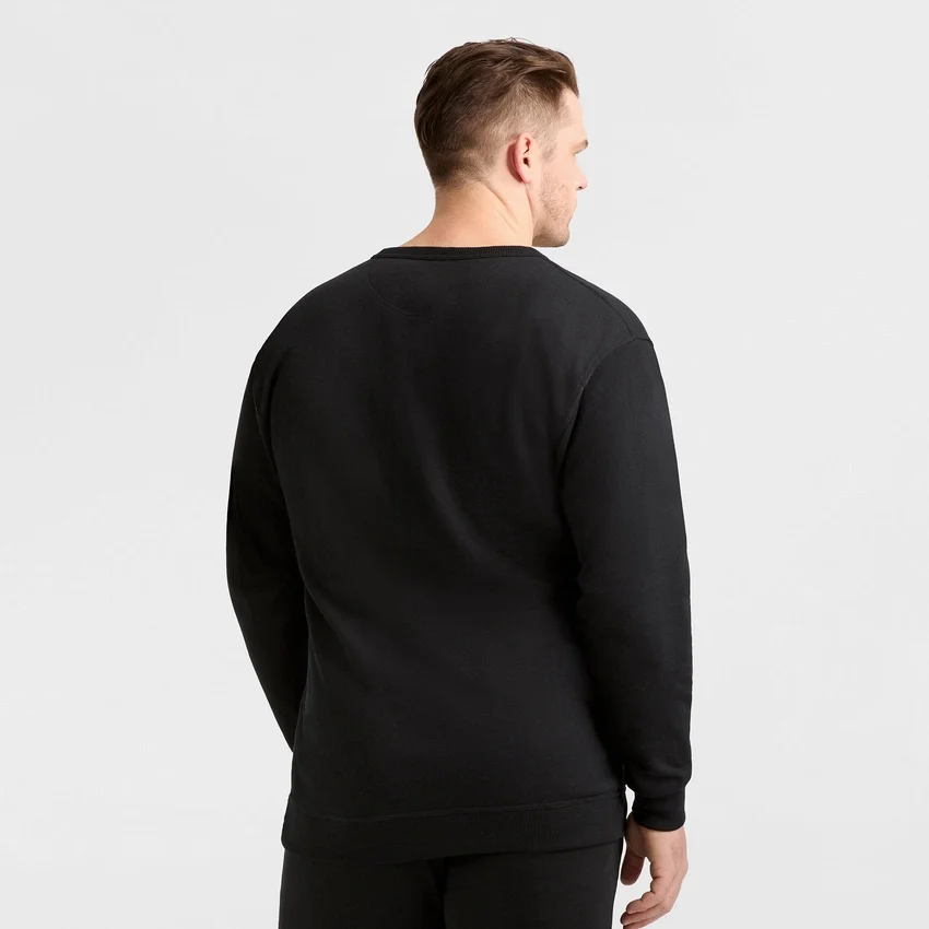 Powerblend Bisiklet Yaka Sweatshirt, C Logo - Büyük ve Uzun Boy