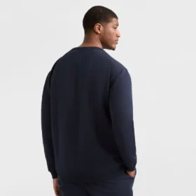 Powerblend Bisiklet Yaka Sweatshirt, C Logo – Büyük ve Uzun Boy