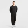 Powerblend Bisiklet Yaka Sweatshirt, C Logo - Büyük ve Uzun Boy