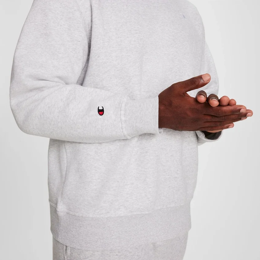 Powerblend Bisiklet Yaka Sweatshirt, C Logo - Büyük ve Uzun Boy
