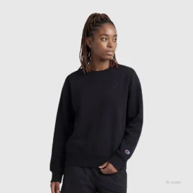 Powerblend Bisiklet Yaka Sweatshirt, Küçük "C"