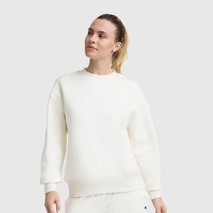 Powerblend Bisiklet Yaka Sweatshirt, Küçük "C"