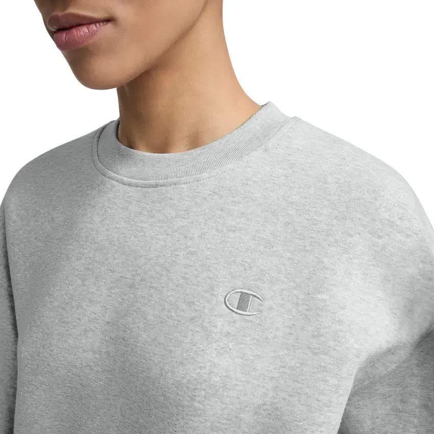 Powerblend Bisiklet Yaka Sweatshirt, Küçük "C"