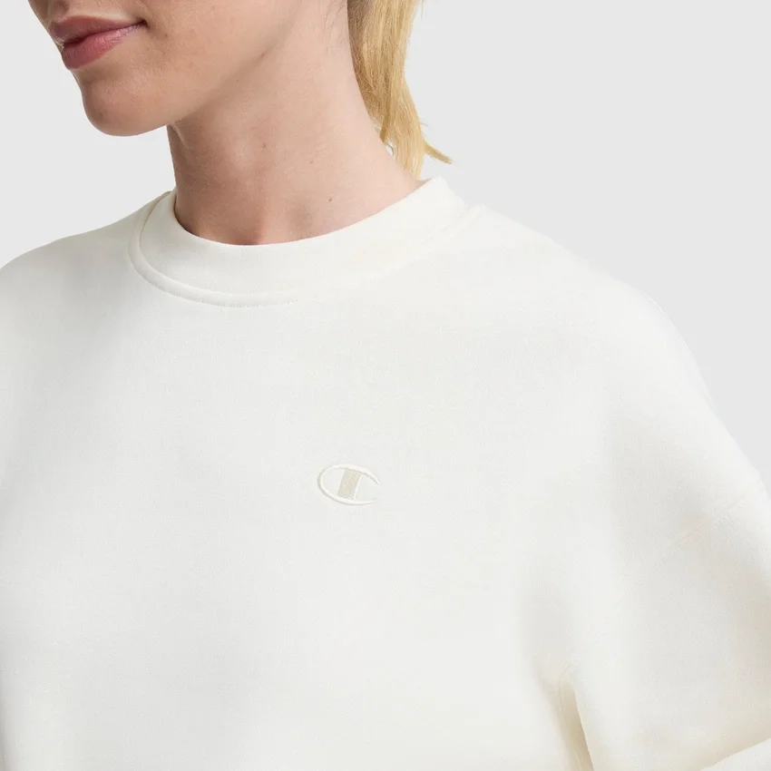 Powerblend Bisiklet Yaka Sweatshirt, Küçük "C"
