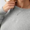 Powerblend Bisiklet Yaka Sweatshirt, Nakışlı Script Logo