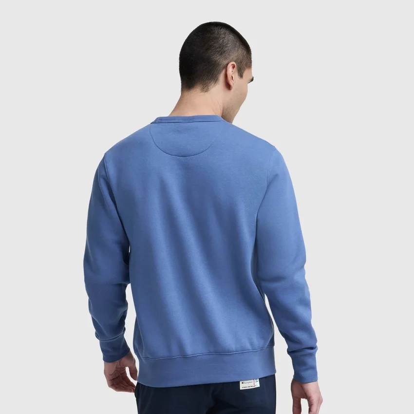 Powerblend Bisiklet Yaka Sweatshirt, Script Logo