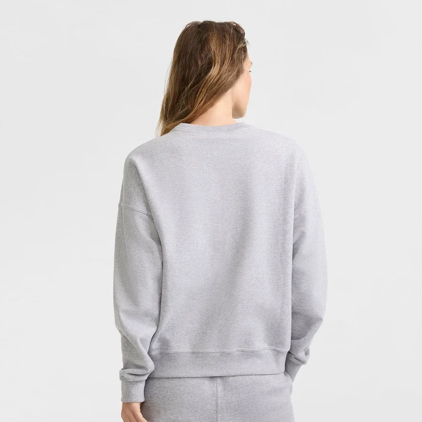Powerblend Bisiklet Yaka Sweatshirt, Script Logo