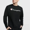 Powerblend Bisiklet Yaka Sweatshirt, Script Logo