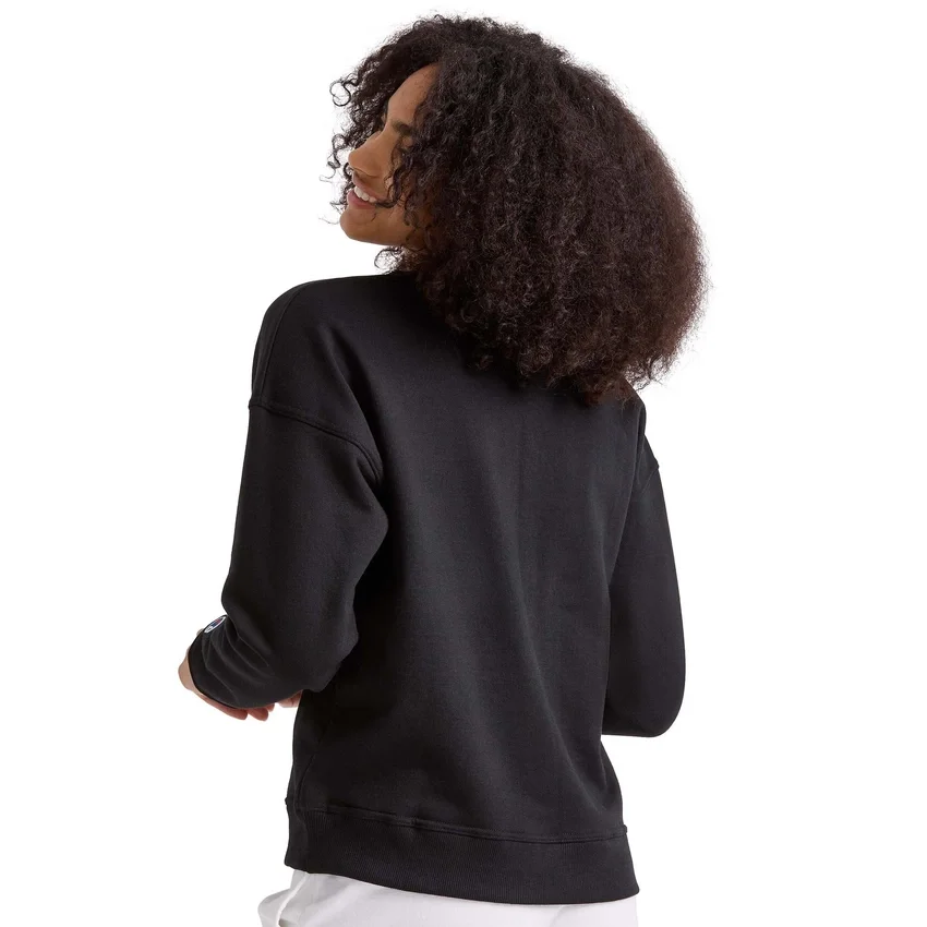 Powerblend Bisiklet Yaka Sweatshirt, Script Logo
