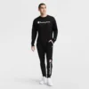 Powerblend Bisiklet Yaka Sweatshirt, Script Logo