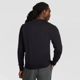 Powerblend Bisiklet Yaka Sweatshirt, Tonlu Script Logo