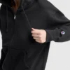 Powerblend Polar Fermuarlı Kapüşonlu Üst, C Logo