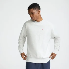 Reverse Weave Bisiklet Yaka Sweatshirt, C Logo
