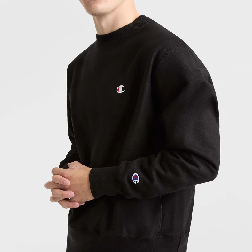 Reverse Weave Bisiklet Yaka Sweatshirt, C Logo
