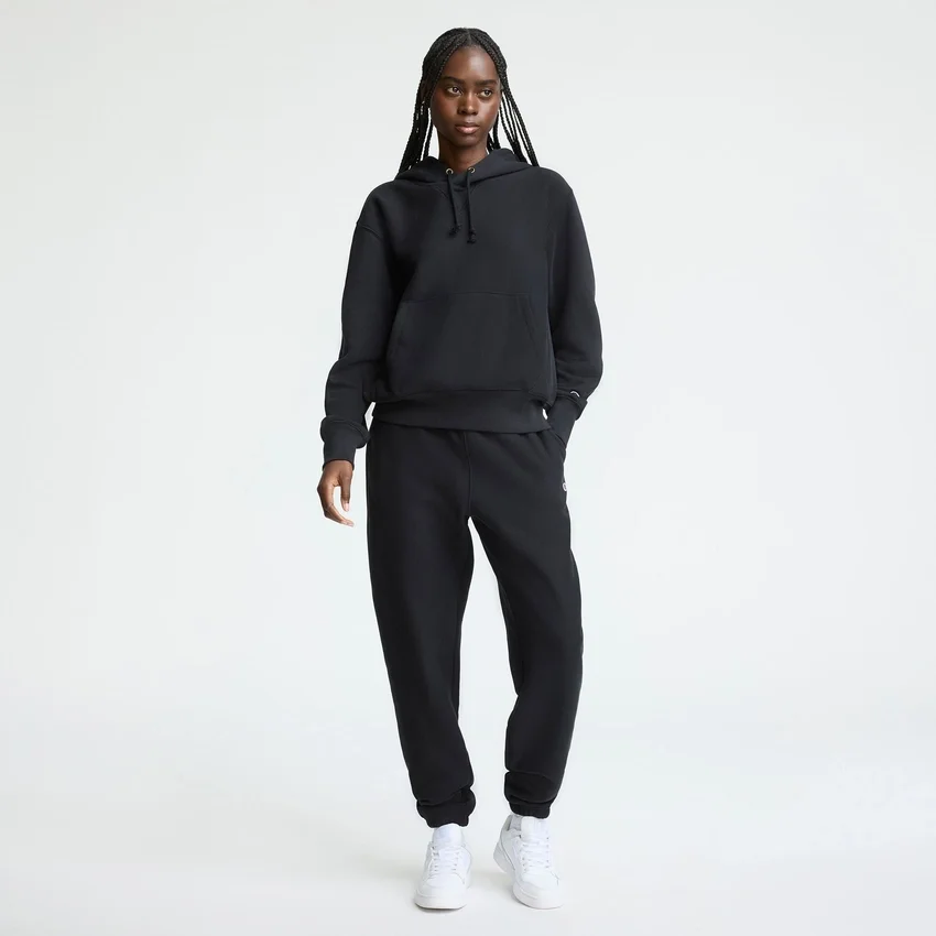 Reverse Weave Kapüşonlu Sweatshirt