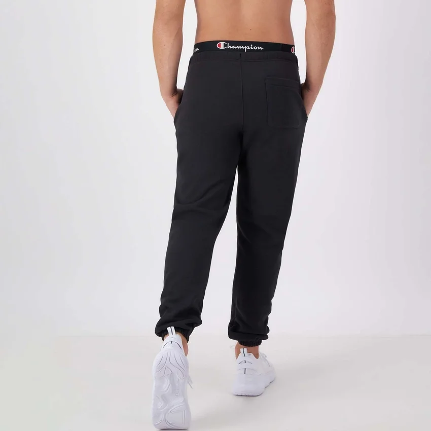 Reverse Weave Küçük Logolu Dar Kesim Eşofman Altları