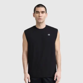 Sport Crewneck Muscle Tişört, Script Logo