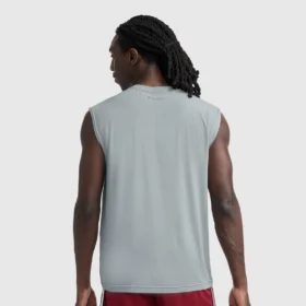 Sport Crewneck Muscle Tişört, Script Logo