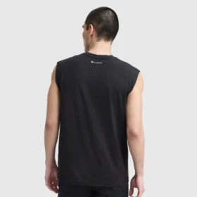 Sport Crewneck Muscle Tişört, Script Logo