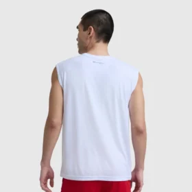 Sport Crewneck Muscle Tişört, Script Logo