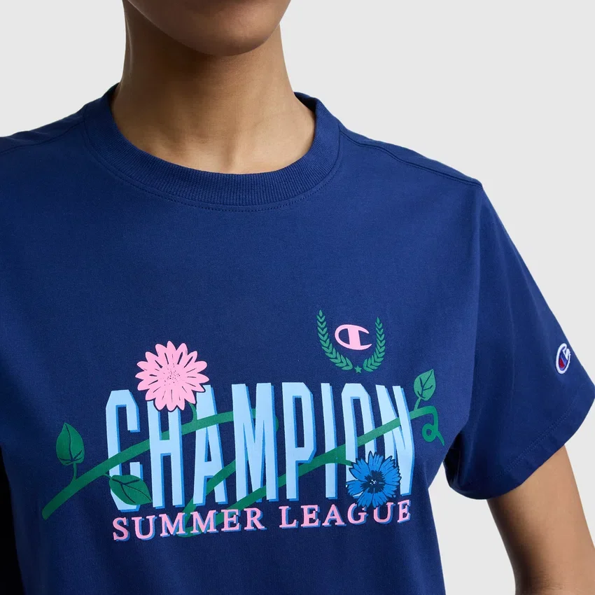 Summer League Grafik Tişört, C Logo
